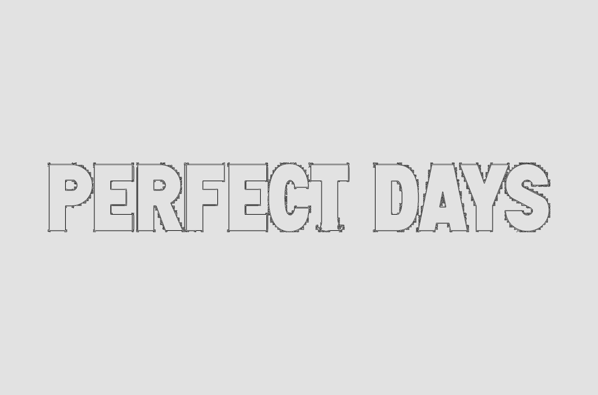 PERFECT DAYS